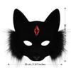 1 Stück Halloween Maskenball Tiermaske Party Halbgesichts-Fuchsmaske Halloween Cosplay Requisiten