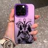 Luxury Angel Death Demon Phone Case For IPhone 17 Pro Max 16 Pro Max 15 14 13 11 12 Mini Xs X Xr 7 8 Plus Se Color Silver Cover