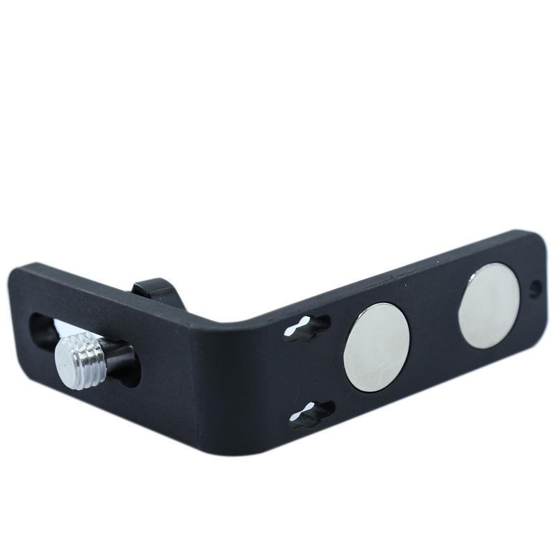 Level L-Shaped Wall Shelf with Strong Magnetic Bracket & Infrared Accessories