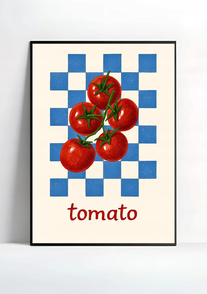 Poster 30X40 Tomato Tomatoes Retro Vintage Kitchen Decoration