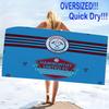 Hamworthy Print Beach Towel, Large Soft Quick Dry Towel for Beach Camping Swimming