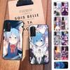 ReZERO Ram Rem Phone Case For Huawei Honor 10 Lite 9 20 7A 9X 30 50 60 70 Pro Plus Soft Silicone Cover