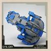 606PCS Blue Battle Tank Sci-Fi Armor MOC Building Blocks Vehicle DIY Assembly Creative Puzzle Gift