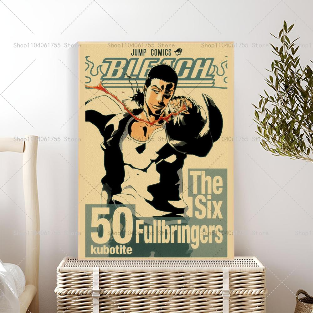 

Аниме Фигурка Блич Плакат Самоклеящаяся Художественная Водонепроницаемая Бумажная Наклейка Кофейня Бар Комната Декор Стены 21cm×30cm NoFrame