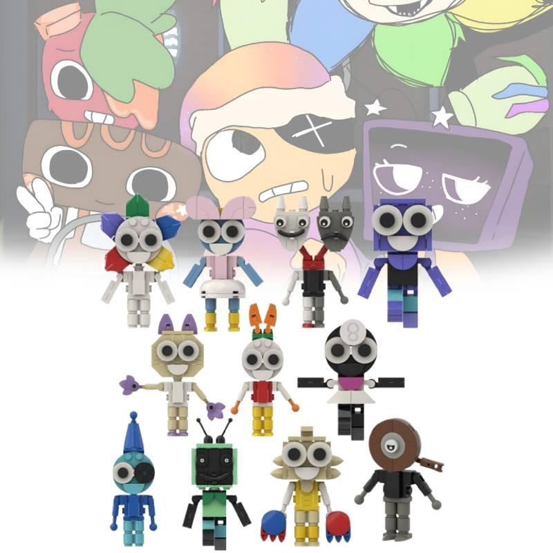 World Dandys Building Block Toy Cartoon Animation Children Dolls Assembling