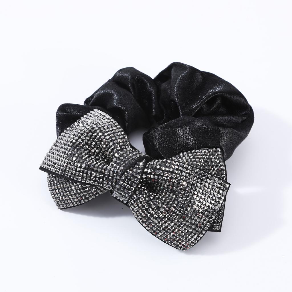 Diamond Bow Hair Band Bun Half-tied Hair Band
