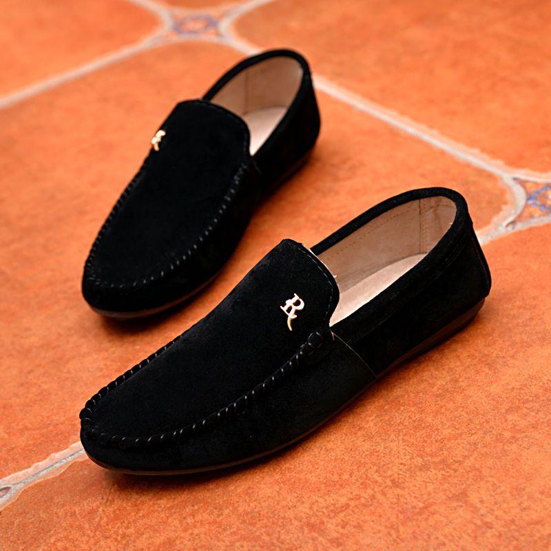 

Мужские кожаные туфли на плоской подошве, лоферы с круглым носком, повседневная обувь, мягкие мокасины из натуральной кожи, ретро, летняя распродажа, классика, оригинальный размер 45 44