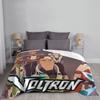 Voltron Legendary Defender Flannel Blankets Action Animation Warrior Funny Throw Blanket for Home 125*100cm Bedspread