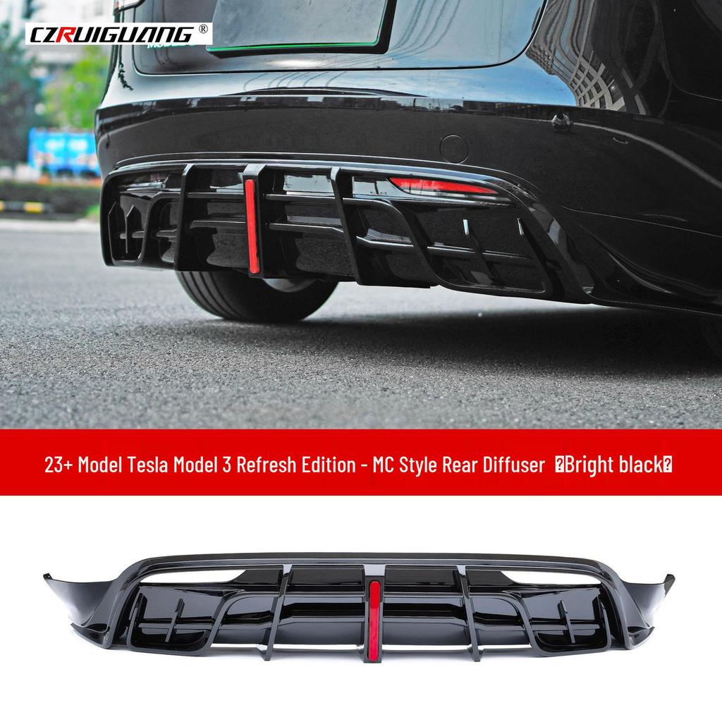 Tesla Model 3 Facelift 2023 Side Skirts, Front Splitter, Body Kit, Rear Spoiler, Rear Diffuser - Undamaged
