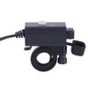 Universal Motorcycle SAE to Dual USB Waterproof Phone GPS Charger Kit Cable Adapter Inline Fuse