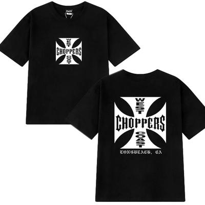 Νέο στην Καλοκαιρινή Μόδα Y2k T-shirts Ανδρικά Γυναικεία West Coast Choppers Μοτίβο κοντομάνικο T-shirt Unisex Casual 100% Βαμβακερά ρούχα