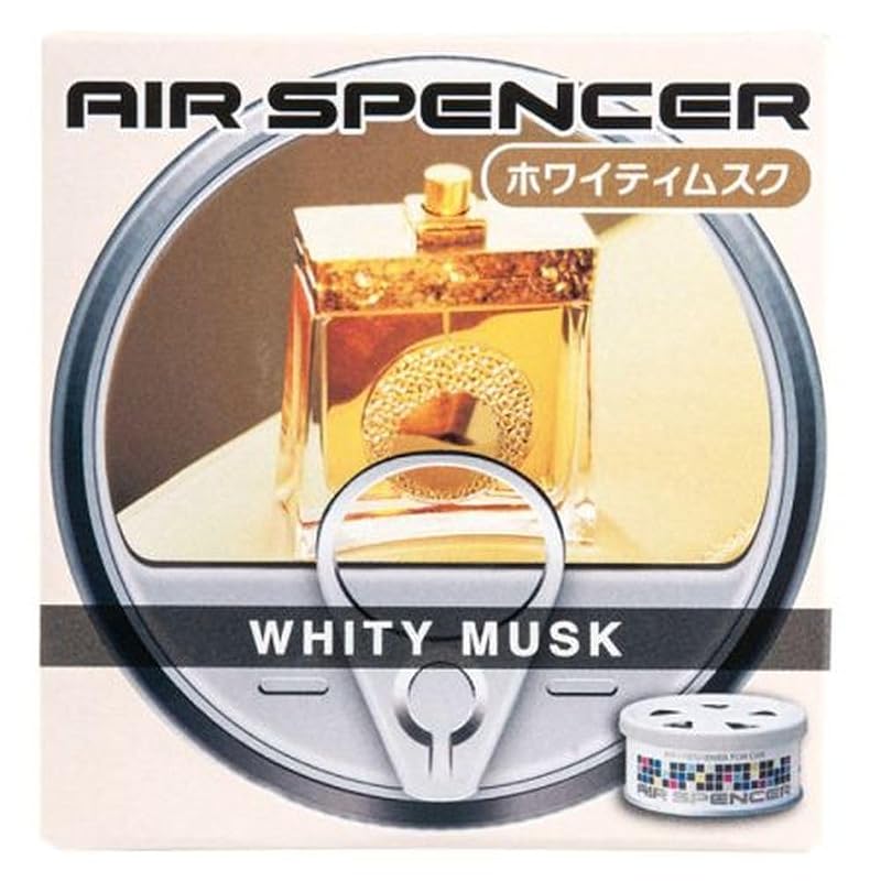 Air Spencer (Eikousha) Car Air Freshener Cartridge, Stand Type, Refill, White Musk, 40g, A43