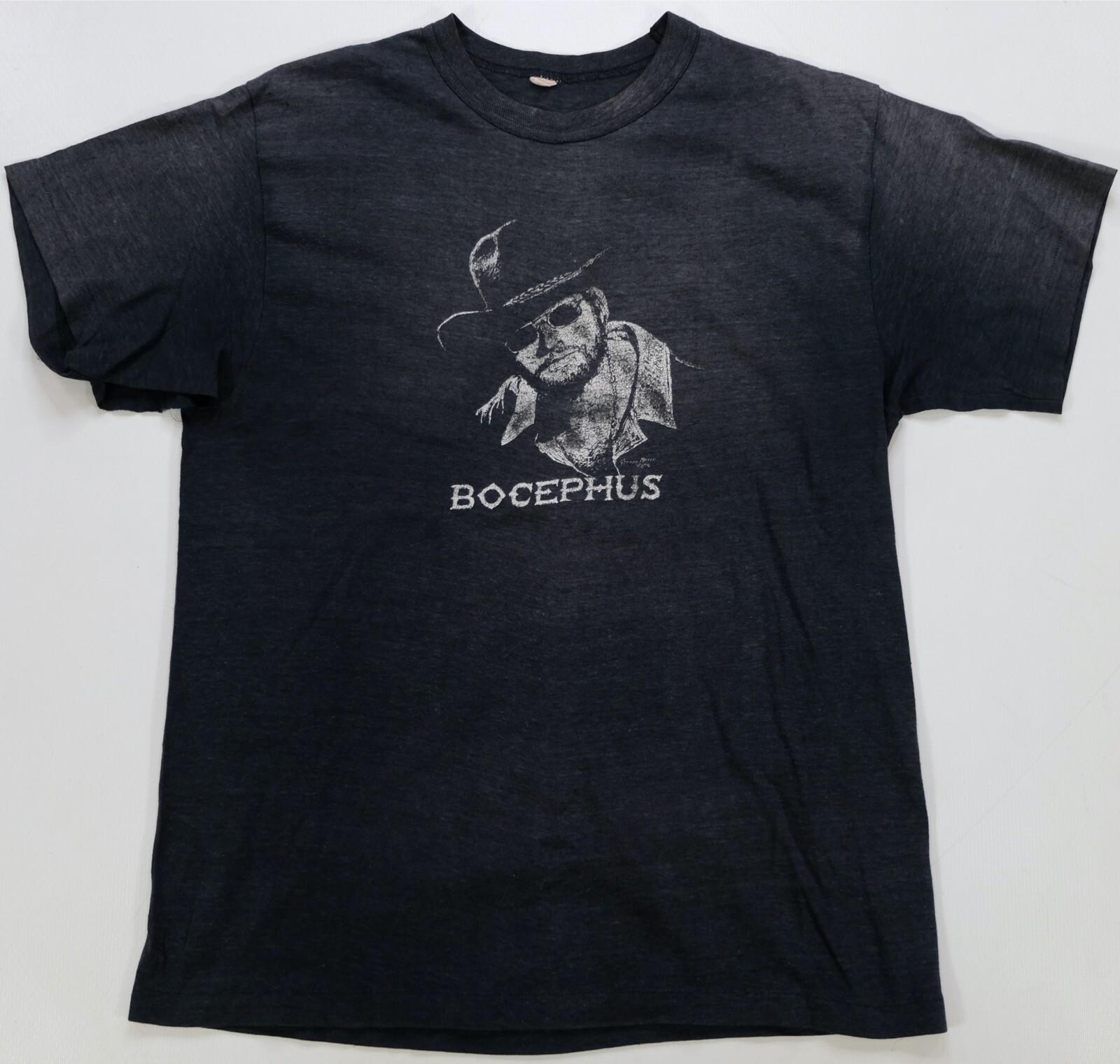 VTG Hank Williams Jr. and the Bama Band Bocephus Tour T Shirt 70s 80s Black M