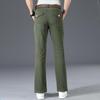 Men's Micro-Flare Casual Trousers Korean Style Trendy Stretch Slim-Fit Men's Flared Pants