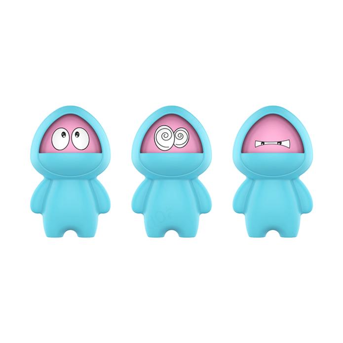 Забавный рыцарь с меняющимся лицом, игрушка-фиджет, сенсорные игрушки для трансграничного взрыва, декомпрессия в офисе синий