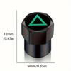 Dustproof Caps Tire Accessory Airtight Seal Stem Cover Car Tire Valves Stem Caps Car Tyre Air Pressure Caps with Pattern