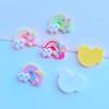 20Pcs New Cute Mini 16*21mm Rainbow Series Flat Back Resin Cabochons Scrapbooking DIY Jewelry Craft Decoration Accessorie