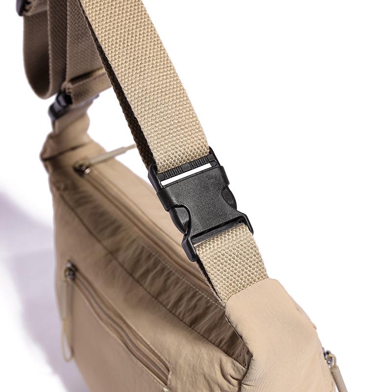 Lightweight Nylon Crescent Crossbody Bag Casual Shoulder Purse