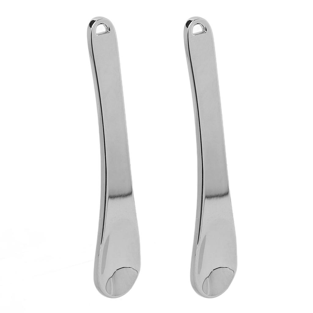 2 PIÈCES Cuillère Crème Yeux Acier Inoxydable Applicateur Maquillage Cuillère Soin de la Peau Cosmétique Petite Spatule