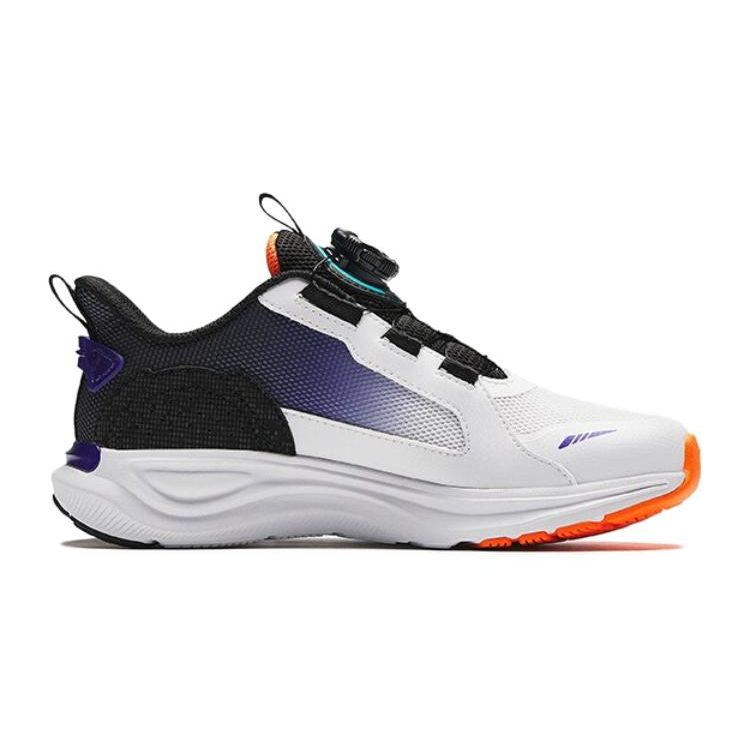 Anta Comfortable Versatile Wear-Resistant Breathable Low-Top Kids Running Shoes Kids Sneakers Black White 312415531-1