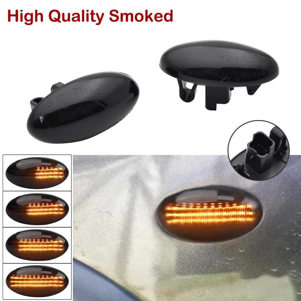 Dynamic Fender Turn Signal Turn Signal Light For Peugeot Citroen C1 C2 C3 C5 C6 107 206 307 407 607 1007 Expert Berlingo Jumpy