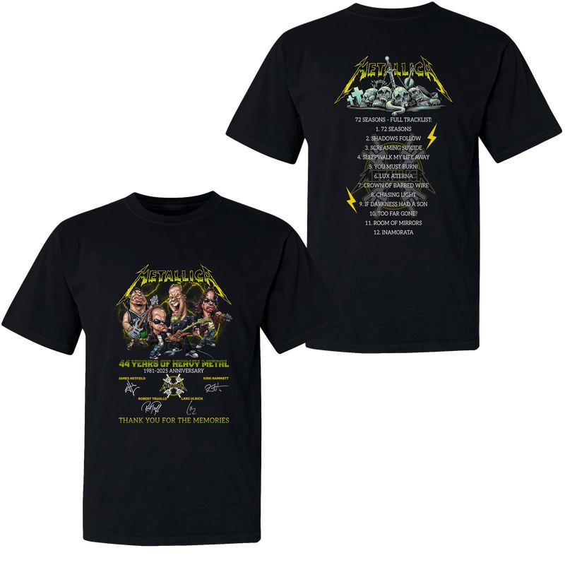 44th Anniversary 1981-2025 “Thank You For The Memories” Unisex Band Tee Unisex T-Shirt XXL