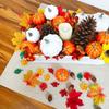 Autumn Decorations Artificial Pumpkins Set Assorted Faux Harvest Pumpkins for Halloween Fall Wedding Thanksgiving Seasonal Holiday Pumpkin Ornament