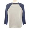 CELINE  2X04K865W.09SH Long-sleeved T-shirt gray/Navy cotton Women