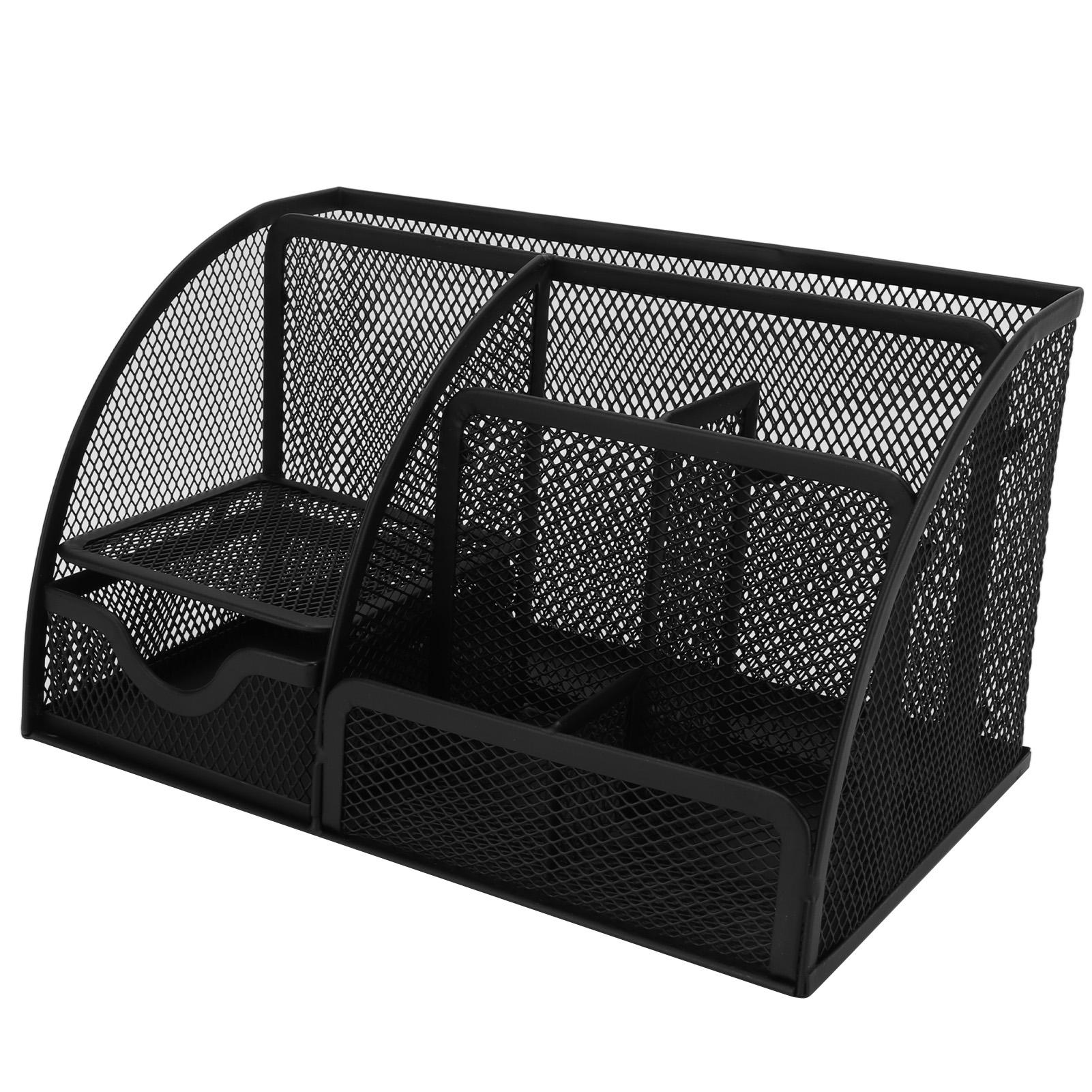 

Маленький настольный органайзер, простой дизайн, многофункциональный, прочный, устойчивый к ржавчине металлический органайзер для ручек