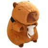 Capybara Plush Car Armrest Tissue Box - Cute, Creative, Multifunctional Pull-Out & Hanging Design