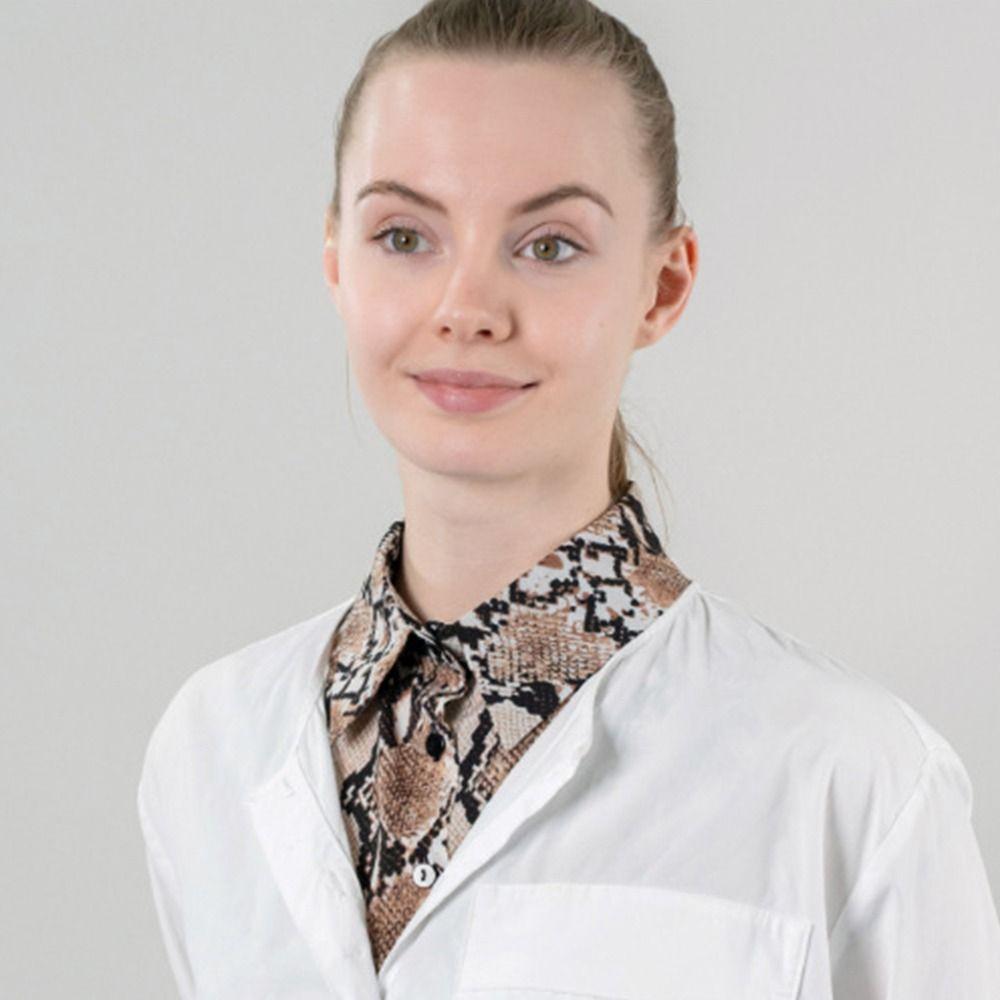 Lightweight False Collar Leopard Print Faux Shirt Collar Versatile Detachable Collar Layering Top