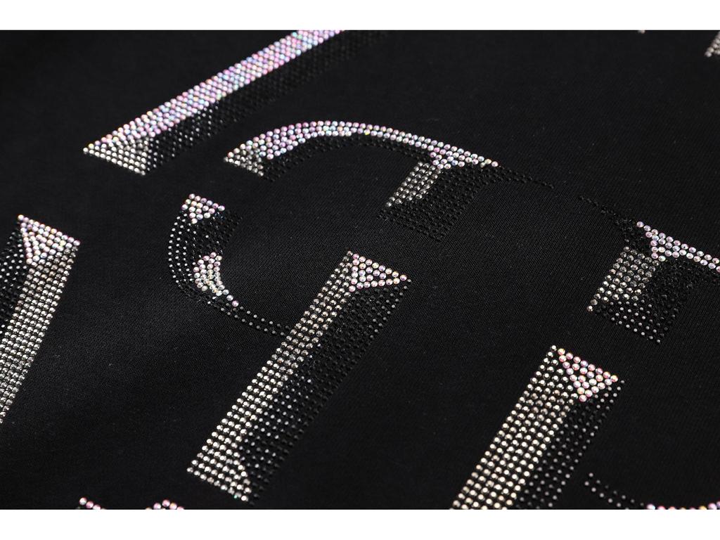 Philip Plein Herren Kapuzenpullover mit Strasssteinen - Trendige Herbst/Winter Streetwear