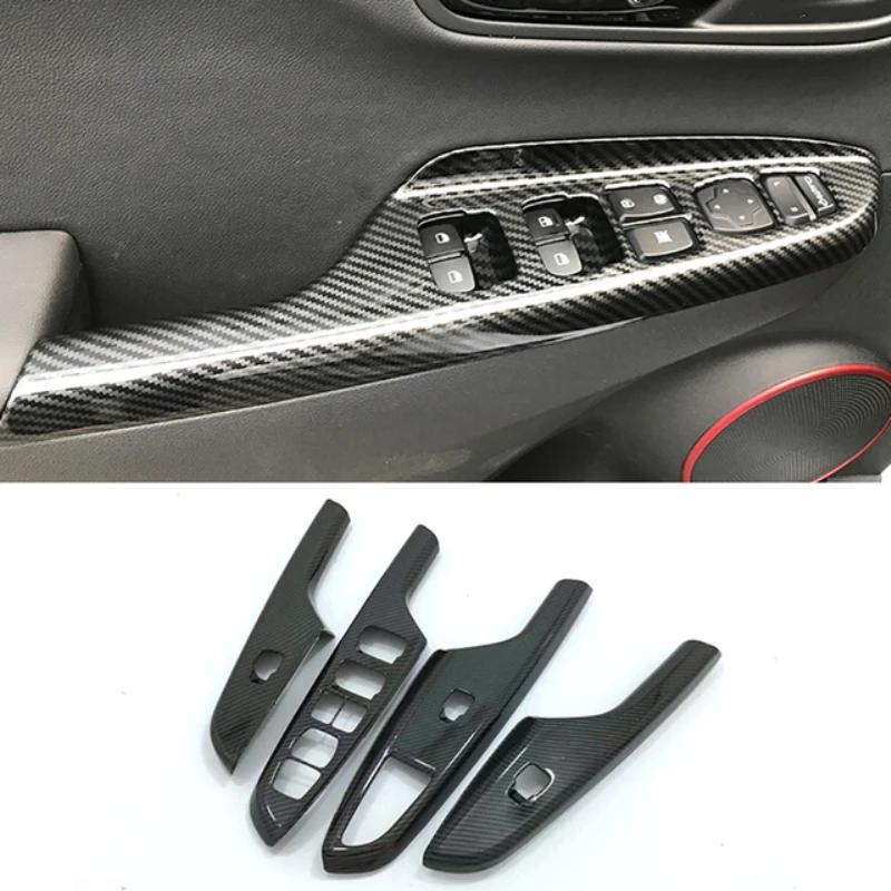 For Hyundai Kona Encino Kauai 2018 - Accessories Inner Door Bowl Window Switch Air Condition Vent Gear Shift Panle Cover