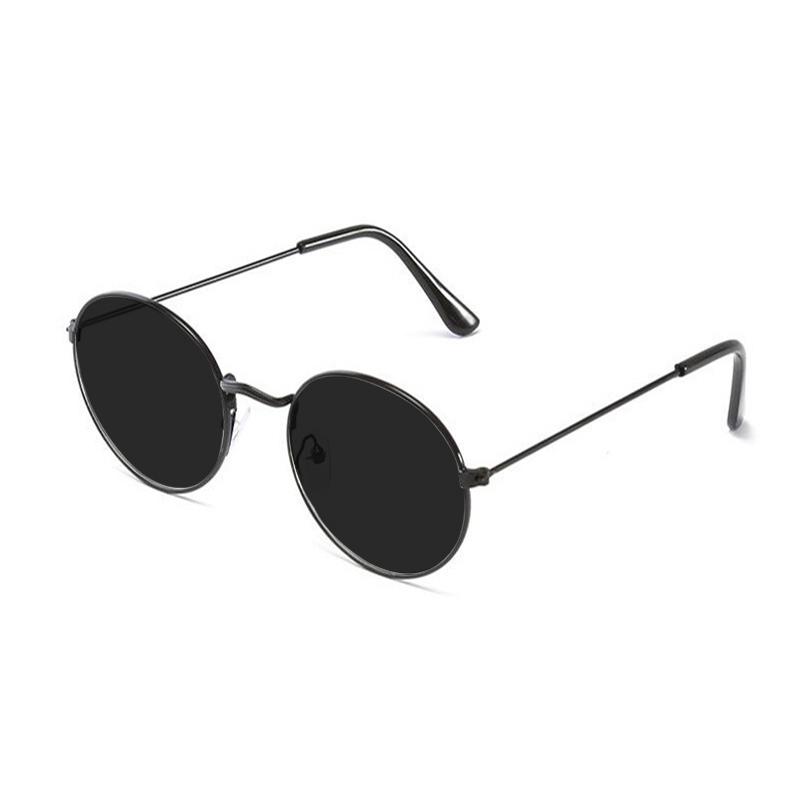 Classic Small Frame Round Sunglasses Women/Men Designer Alloy Mirror Sun Glasses Vintage Eyeglass