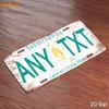 Custom Retro Aluminum Metal Sign Plate Man Cave Garage Wall Decor