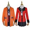 Anime Kakegurui Jabami Yumeko Cosplay Costume Halloween Sayaka Compulsive Gambler Japanese School Girls Jk Uniform Halloween Cos