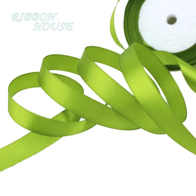 (25 yards/roll) 6mm Single-sided Satin Ribbon Woven Ribbon Gift Packaging Christmas Decoration Handmade Ribbon DIY Wholesale