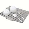 Kitchen Silicone Drain Mat Heat Resistant Non-Slip Drying Mat for Sink Countertop Dish Drying Pad Easy Clean Kitchen Organizer