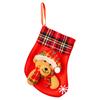 Christmas Socks Gift Bag Small Candy Decorations Gift Bag Christmas Snowman Deer Old Man Socks Pendant