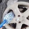 Car Tire Rim Wheel Hub Cleaning Brush with Long Handle Multipurpose Detachable Portable Car Wash Brush Maintenance Tool