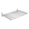 Stainless Steel Microwave Shelf Wall Mount, 18kg Load Kitchen Storage Rack with Hooks for Home Commercial Use