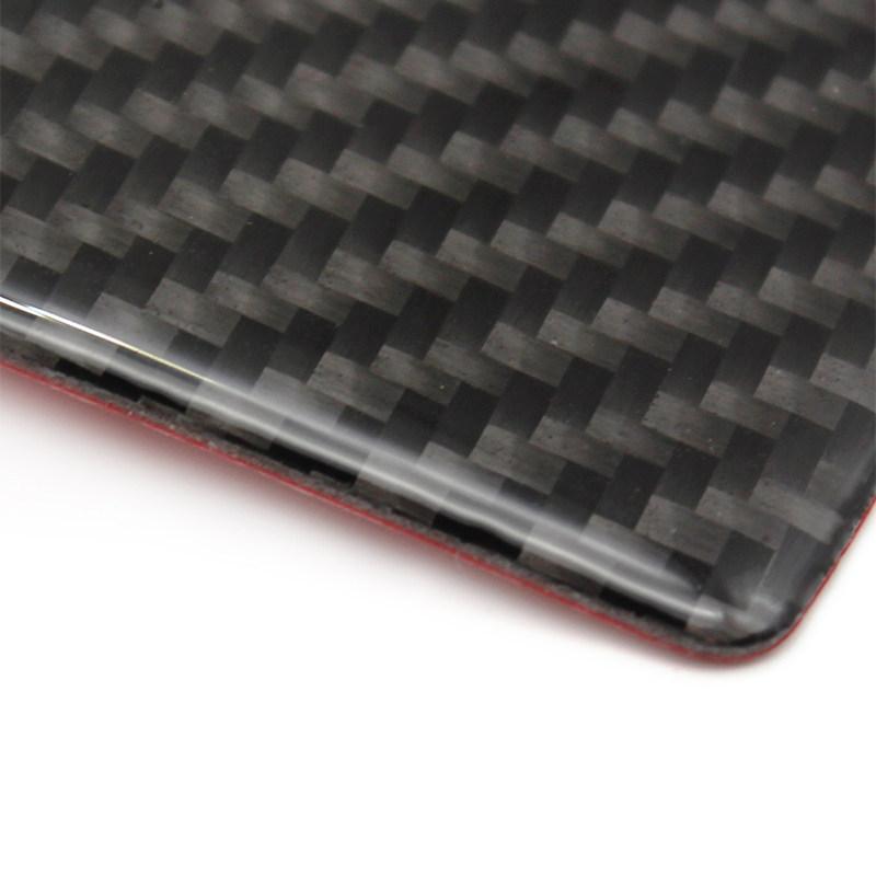 For Toyota Highlander 2015 2016 2017 2018 Car Carbon Fiber Door Window Lifter Control Switch Button Frame Cover Protective Trim