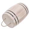 Natural Wood Pen Container Desk Ganizer Storage Cask For Beans Tea Office Supplies Figurine Decorative Bucket With Lid