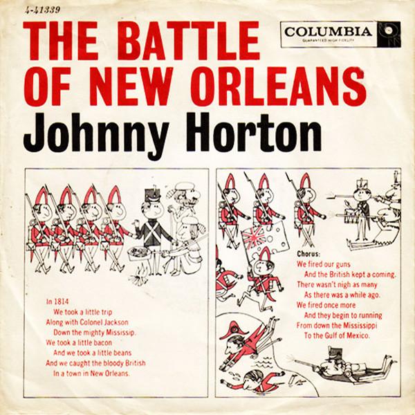 7inch Record JOHNNY HORTON  The Battle Of New Orleans  All For 441339 Columbia 1959 US CountryFolk Used