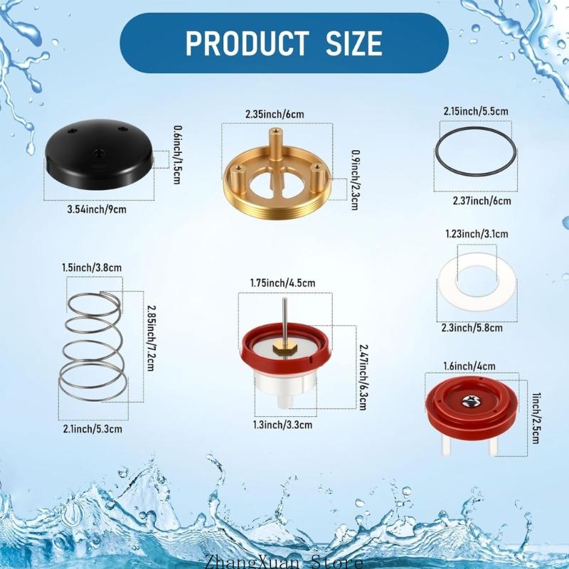 3XUF 720A Pressure Vacuum Breaker Repair for 1/2 3/4 1Inch Bonnet Repair