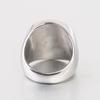 22MM Stainless Steel Eagle Engraving Round Ring for Men