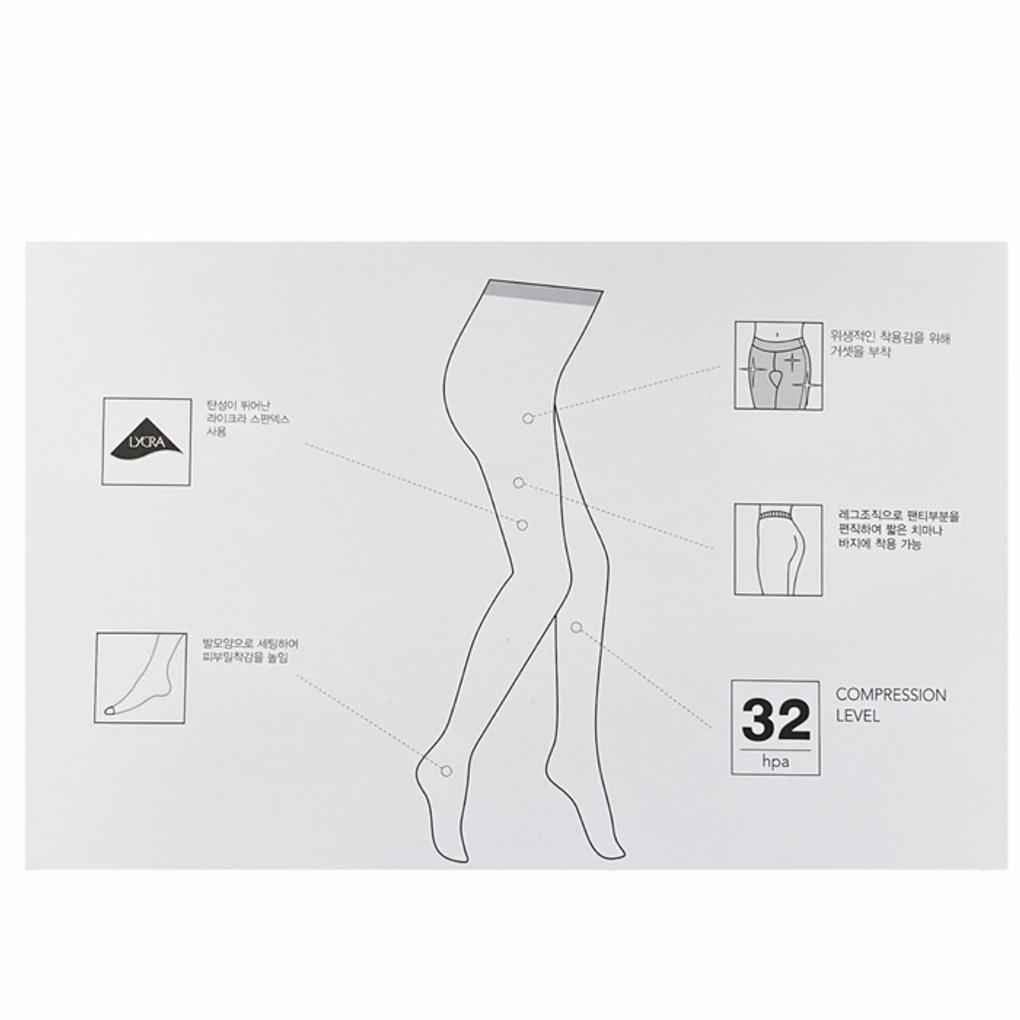 Nude Top 3-stage Compression Women's Stockings That Hold You Tightly from Hip To Toe