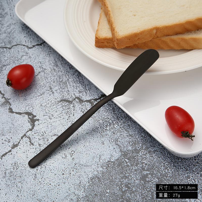 304 stainless steel butter knife Korean long handle jam butter spatula western tableware cream piping knife