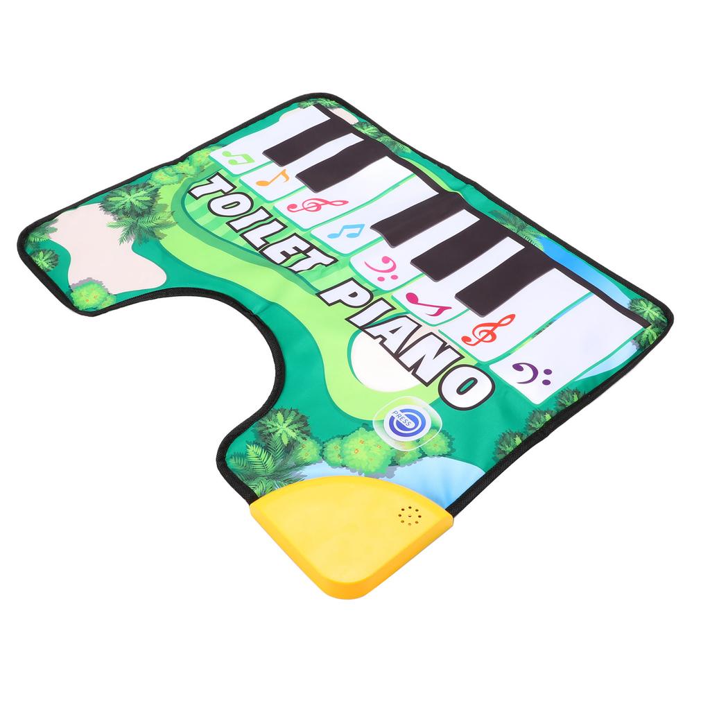 Toilet Piano Mat Funny Musical Floor Piano Keyboard for Bathroom Adult Water Proof Anti Slip Oxford Cloth