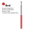 1pc Portable 2-in-1 Teaching Pointer 1/1.2/1.6M Retractable Flagpole Flag Display Pole Tour Guide Flag